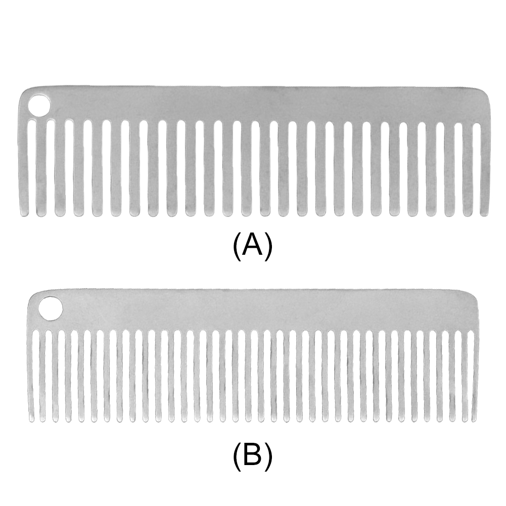 Portable Comb Small Titanium C - Comb Pocket Titanium บทวิจารณ์และราคา